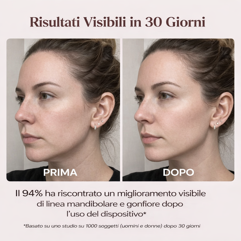 Dispositivo Rimodellante Viso con Stimolazione EMS