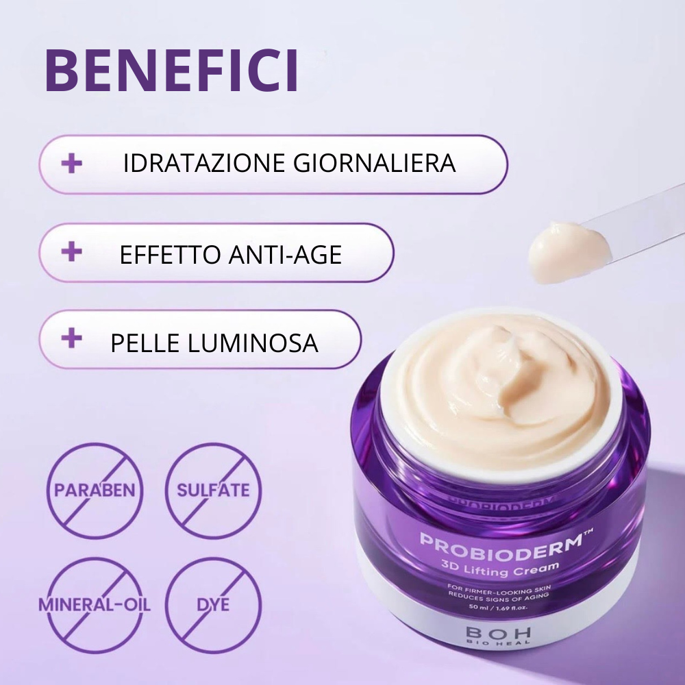 Probioderm 3D Lifting Cream – Crema Rassodante Anti-Age con Effetto Lift 3D